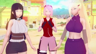 Naruto Fucks ALL Girls from Konoha After Becoming Hokage Until Creampie - Anime Hentai Compilation